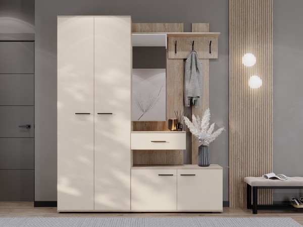 ИТАЛИЯ Модуль универсальный МУ-1000 Дуб Экспресив песочный-Сатин