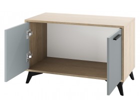 ЕВА Тумба 800 2С Дуб Экспресив песочный Фрост