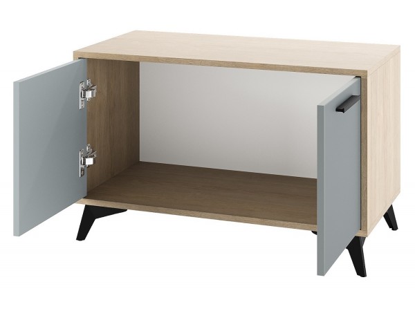 ЕВА Тумба 800 2С Дуб Экспресив песочный Фрост