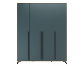 ЕВА Шкаф 1800 4С2Я Дуб Экспресив песочный Маренго