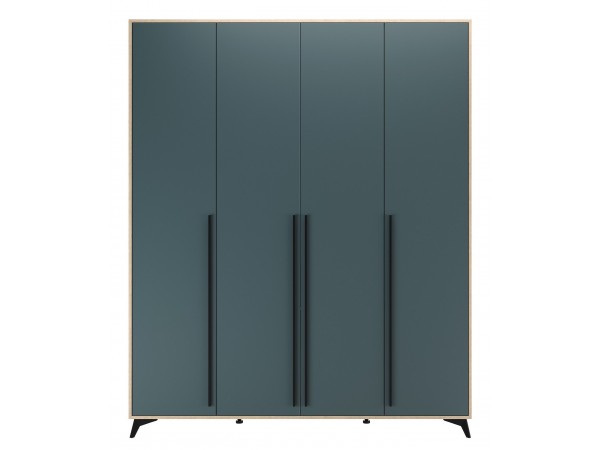 ЕВА Шкаф 1800 4С2Я Дуб Экспресив песочный Маренго