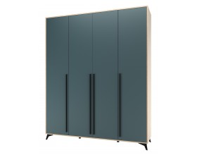 ЕВА Шкаф 1800 4С2Я Дуб Экспресив песочный Маренго