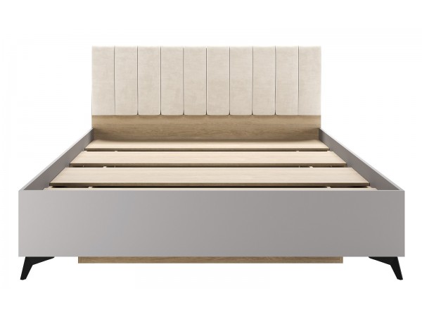 ЕВА Кровать 1600 с настилом ЛДСП Дуб Экспресив песочный Рейн