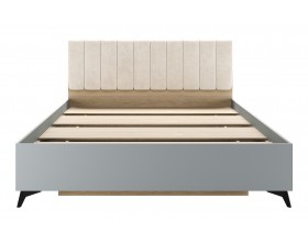 ЕВА Кровать 1600 с настилом ЛДСП Дуб Экспресив песочный Фрост