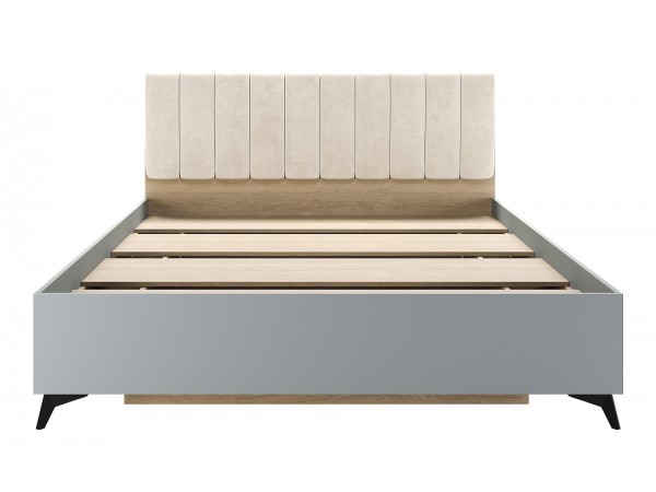 ЕВА Кровать 1600 с настилом ЛДСП Дуб Экспресив песочный Фрост