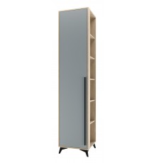 ЕВА Шкаф торцевой 480 1С Дуб Экспресив песочный Фрост