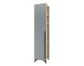 ЕВА Шкаф торцевой 480 1С Дуб Экспресив песочный Фрост