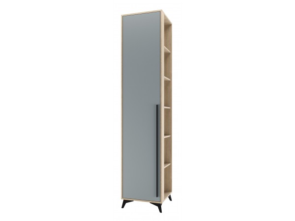 ЕВА Шкаф торцевой 480 1С Дуб Экспресив песочный Фрост