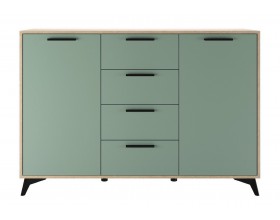 ЕВА Комод 1360 2С4Я Дуб Экспресив песочный Муссон