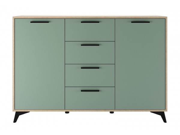 ЕВА Комод 1360 2С4Я Дуб Экспресив песочный Муссон