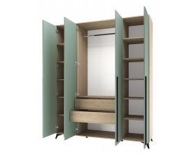 ЕВА Шкаф 1800 4С2Я Дуб Экспресив песочный Муссон