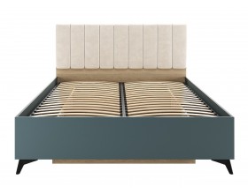 ЕВА Кровать 1400 с ортопедом Дуб Экспресив песочный Маренго