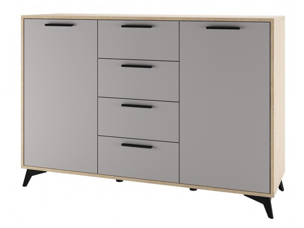 ЕВА Комод 1360 2С4Я Дуб Экспресив песочный Рейн