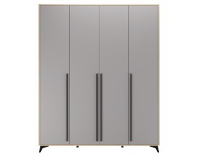 ЕВА Шкаф 1800 4С2Я Дуб Экспресив песочный Рейн