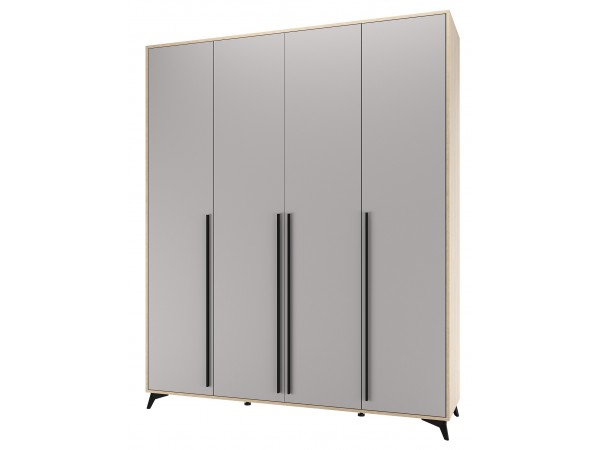 ЕВА Шкаф 1800 4С2Я Дуб Экспресив песочный Рейн