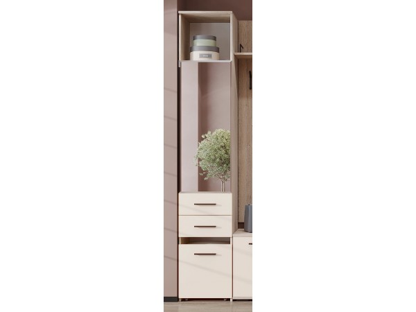 ИТАЛИЯ Пенал П1Я-400 Дуб Экспресив песочный-Сатин