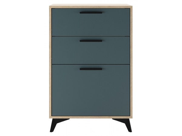 ЕВА Тумба 600 1С2Я Дуб Экспресив песочный Маренго