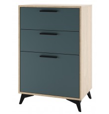 ЕВА Тумба 600 1С2Я Дуб Экспресив песочный Маренго