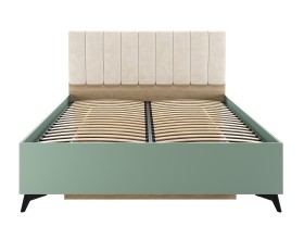 ЕВА Кровать 1400 с ортопедом Дуб Экспресив песочный Муссон