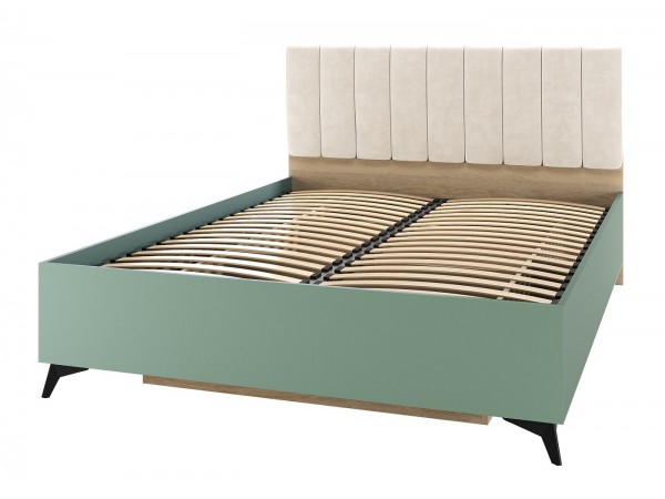 ЕВА Кровать 1400 с ортопедом Дуб Экспресив песочный Муссон