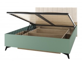 ЕВА Кровать 1400 с ортопедом Дуб Экспресив песочный Муссон