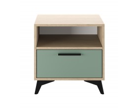 ЕВА Тумба прикроватная 500 1Я Дуб Экспресив песочный Муссон