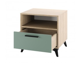 ЕВА Тумба прикроватная 500 1Я Дуб Экспресив песочный Муссон