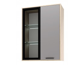 ЕВА Витрина навесная 800 1В1С Дуб Экспрессив-Рейн