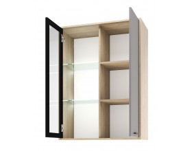 ЕВА Витрина навесная 800 1В1С Дуб Экспрессив-Рейн