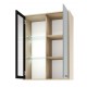 ЕВА Витрина навесная 800 1В1С Дуб Экспрессив-Фрост
