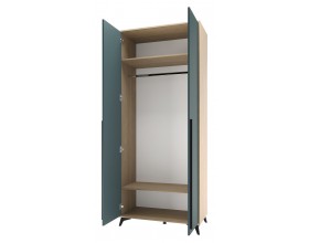 ЕВА Шкаф 920 2С Дуб Экспресив песочный Маренго