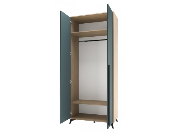 ЕВА Шкаф 920 2С Дуб Экспресив песочный Маренго