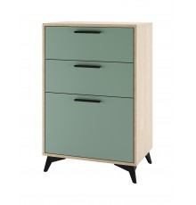 ЕВА Тумба 600 1С2Я Дуб Экспресив песочный Муссон