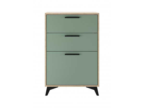 ЕВА Тумба 600 1С2Я Дуб Экспресив песочный Муссон