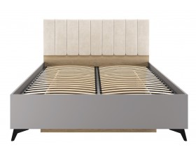 ЕВА Кровать 1400 с ортопедом Дуб Экспресив песочный Рейн