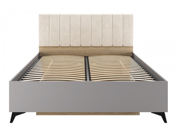 ЕВА Кровать 1400 с ортопедом Дуб Экспресив песочный Рейн