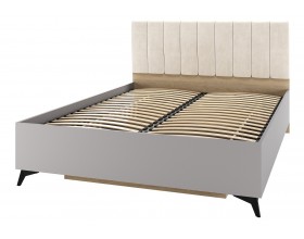ЕВА Кровать 1400 с ортопедом Дуб Экспресив песочный Рейн