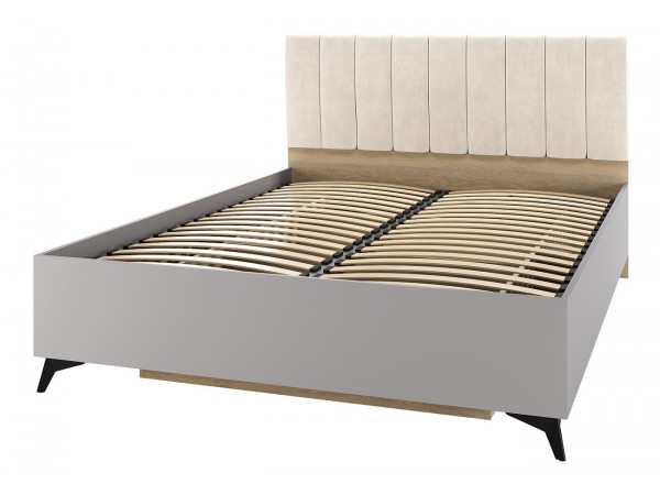 ЕВА Кровать 1400 с ортопедом Дуб Экспресив песочный Рейн