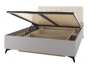 ЕВА Кровать 1400 с ортопедом Дуб Экспресив песочный Рейн
