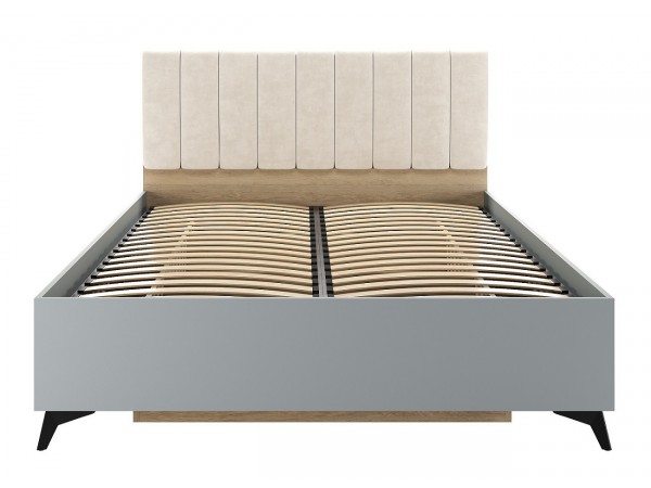 ЕВА Кровать 1400 с ортопедом Дуб Экспресив песочный Фрост