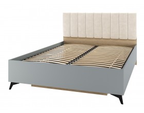 ЕВА Кровать 1400 с ортопедом Дуб Экспресив песочный Фрост