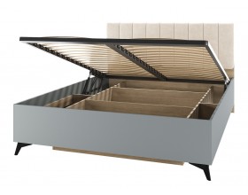 ЕВА Кровать 1400 с ортопедом Дуб Экспресив песочный Фрост