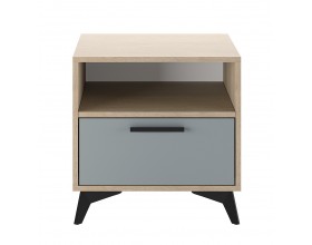 ЕВА Тумба прикроватная 500 1Я Дуб Экспресив песочный Фрост