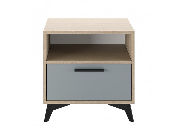 ЕВА Тумба прикроватная 500 1Я Дуб Экспресив песочный Фрост
