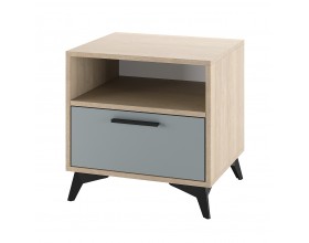 ЕВА Тумба прикроватная 500 1Я Дуб Экспресив песочный Фрост