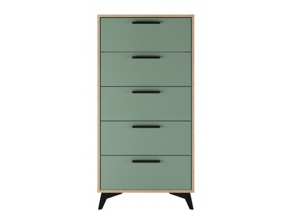 ЕВА Комод 570 5Я Дуб Экспресив песочный Муссон