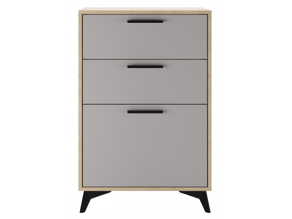 ЕВА Тумба 600 1С2Я Дуб Экспресив песочный Рейн