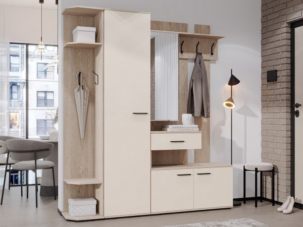 ИТАЛИЯ Шкаф торцевой ШТВ-370 Дуб Экспресив песочный