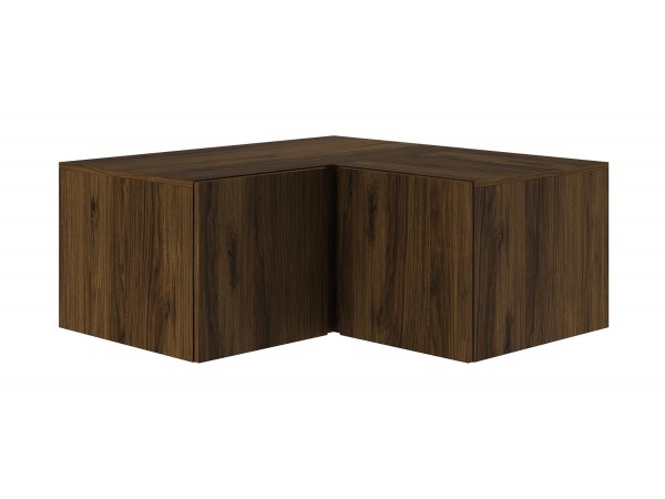 Антресоль ЭЛЬТОН угловая 2С Дуб Катания