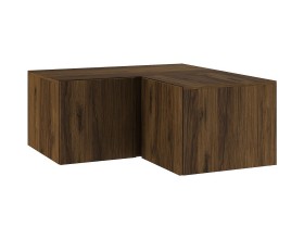 Антресоль ЭЛЬТОН угловая 2С Дуб Катания